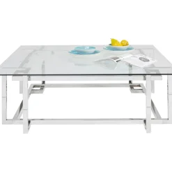 Couchtisch Clara Silber 120X120Cm