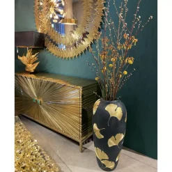 Couchtisch Gold Flowers 120X60