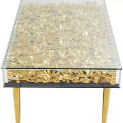 Couchtisch Gold Flowers 120X60