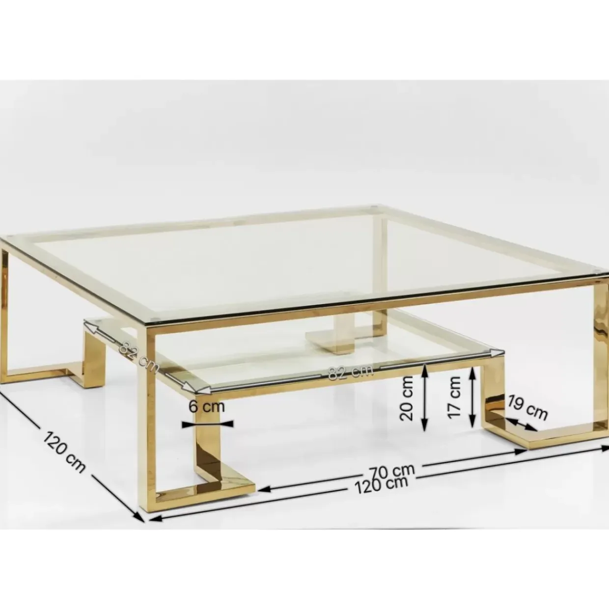 Couchtisch Gold Rush 120X120Cm