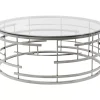 Couchtisch Jupiter Silber O100Cm