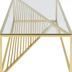 Couchtisch Laser Gold 120X60