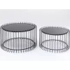 Couchtisch Line Onyx (2/Set)