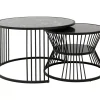 Couchtisch Roma Schwarz (2/Set)
