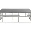 Couchtisch Rome Silber 130X70Cm