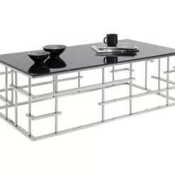 Couchtisch Rome Silber 130X70Cm