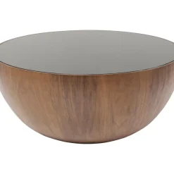 Couchtisch Tear Drops Walnuss O80Cm