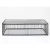 Couchtisch Wire Glas Marble Schwarz 145X70Cm
