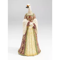 Deko Figur Bird Lady Duck Weis 31Cm