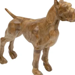 Deko Figur Bulldog Wood 70X78Cm