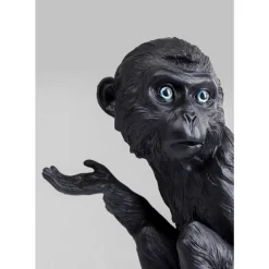 Deko Figur Circus Monkey Schwarz 108