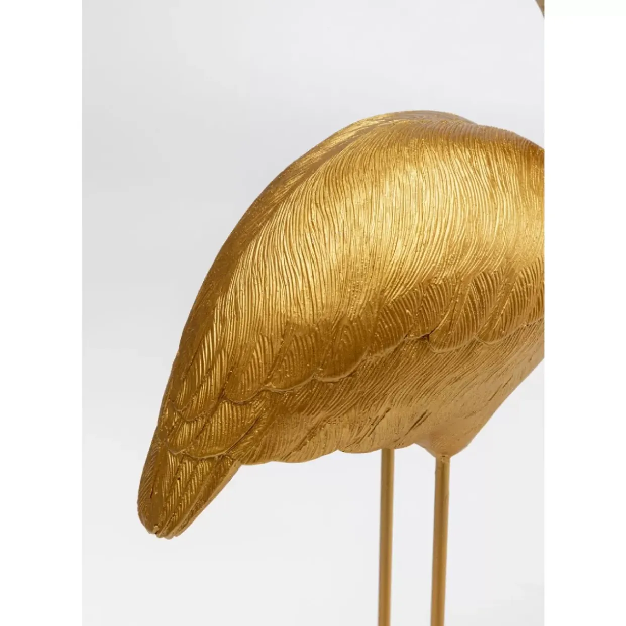 Deko Figur Flamingo Love Gold 63Cm