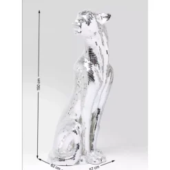 Deko Figur Mosaik Welcome Panther Links Xl