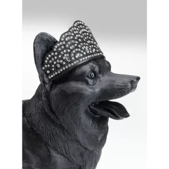 Deko Figur Royal Standing Corgi Schwarz