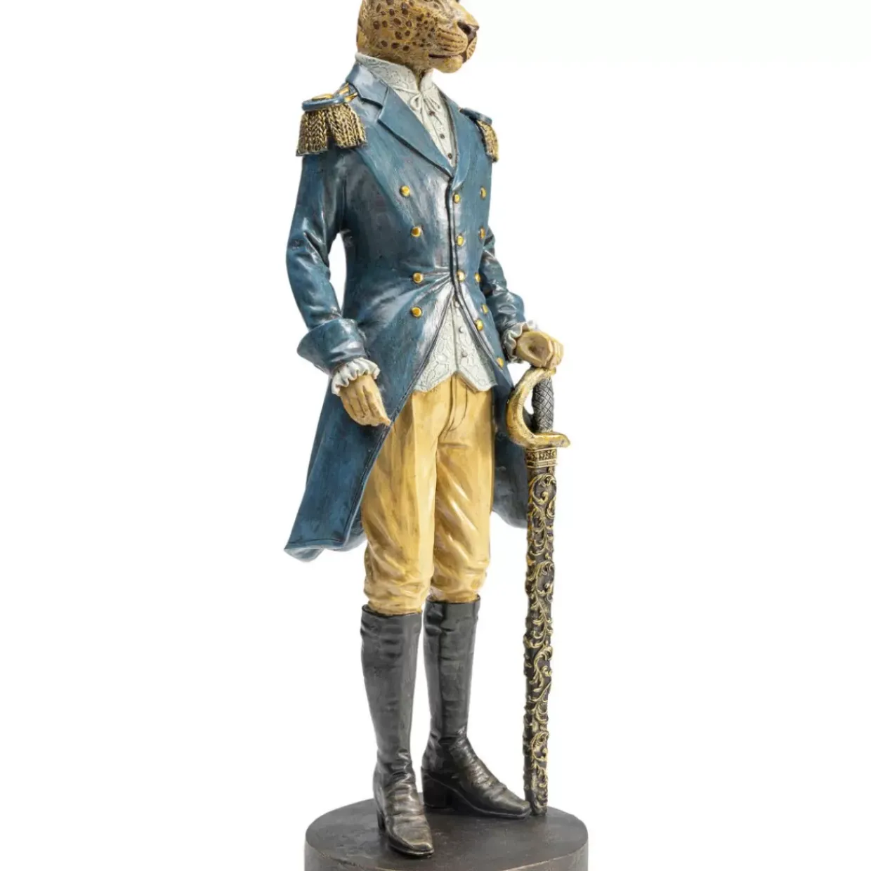 Deko Figur Sir Leopard Standing