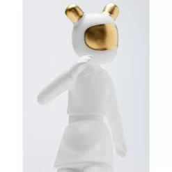 Deko Figur Skating Astronaut Weis 33Cm