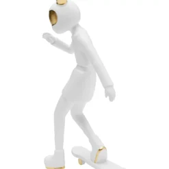 Deko Figur Skating Astronaut Weis 33Cm