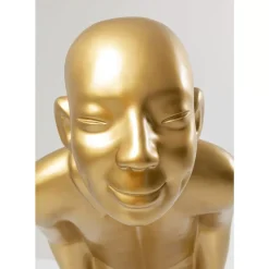 Deko Figur Welcome Guests Gold Xl