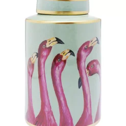 Deko Gefas Flamingos 29Cm