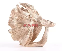 Deko Objekt Betta Fish Gold Klein