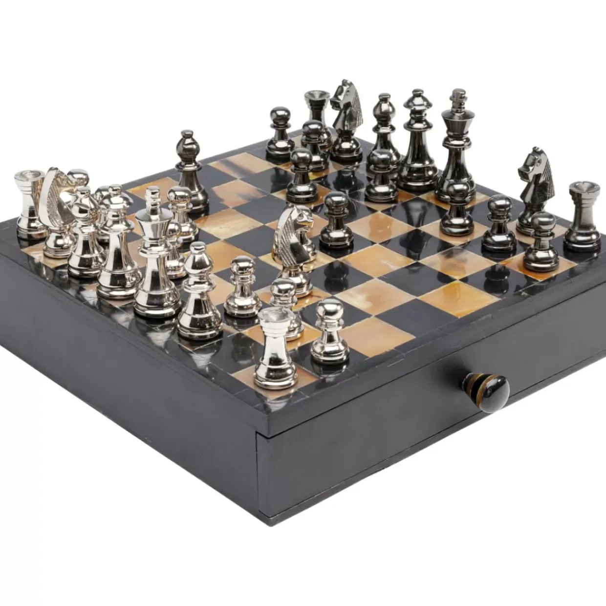 Deko Objekt Chess Antique 36X33Cm