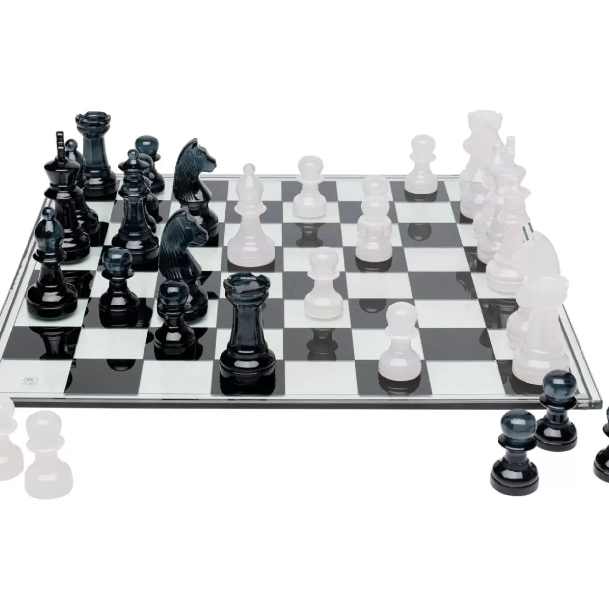 Deko Objekt Chess Transparent 60X60Cm