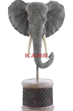 Deko Objekt Elephant Head Pearls 76