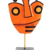 Deko Objekt Face Orange 50Cm
