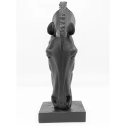 Deko Objekt Horse Face Schwarz 72Cm