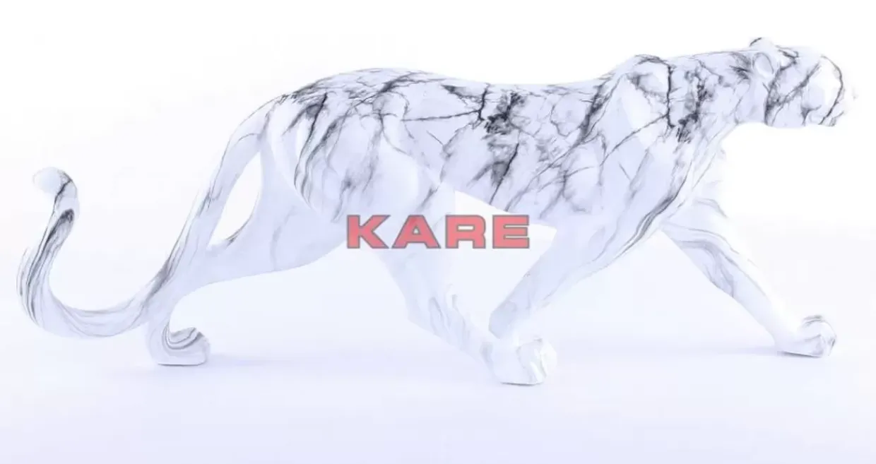 Deko Objekt Leopard Marble 129Cm