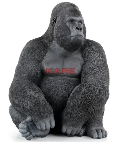 Deko Objekt Monkey Gorilla Side Xl Schwarz