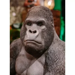 Deko Objekt Monkey Gorilla Side Xl Schwarz