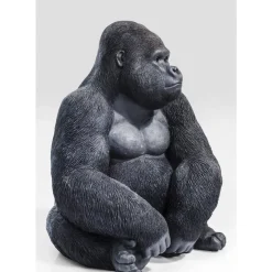 Deko Objekt Monkey Gorilla Side Xl Schwarz