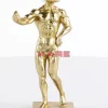 Deko Objekt Muscle Dog Gold