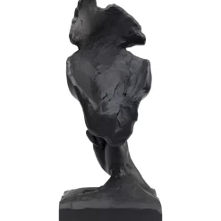 Deko Objekt Quiet Face Schwarz 31Cm