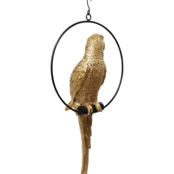 Deko Objekt Swinging Parrot Gold