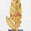 Deko Objekt Two Leaves Gold 9Cm