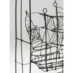 Deko Objekt Wire Sail Boat 28Cm