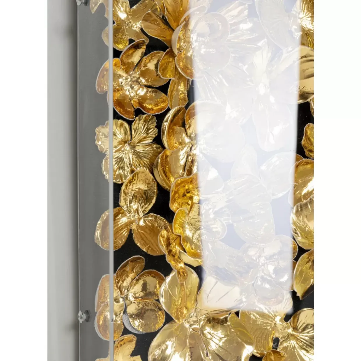 Deko Rahmen Gold Flower 60X60Cm