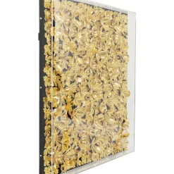 Deko Rahmen Gold Flower 80X80Cm