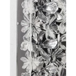 Deko Rahmen Silver Flower 100X100Cm