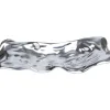 Deko Schale Jade Silber 48X22Cm