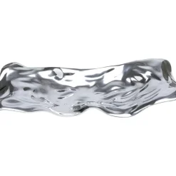 Deko Schale Jade Silber 48X22Cm