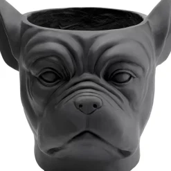 Deko Ubertopf Bulldog Schwarz