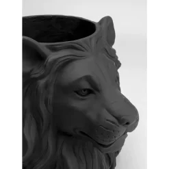 Deko Ubertopf Lion Schwarz