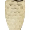 Deko Vase Sacramento Comb Champagner Gold 59Cm