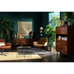 Drehsessel Bristol Rostrot