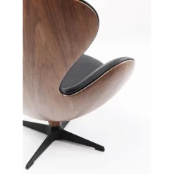 Drehsessel Lounge Black Walnut