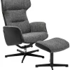 Drehsessel Mit Hocker Ohio Salt And Pepper