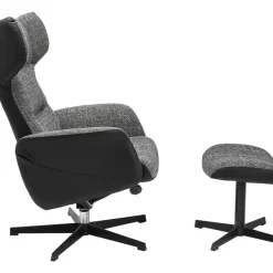 Drehsessel Mit Hocker Ohio Salt And Pepper